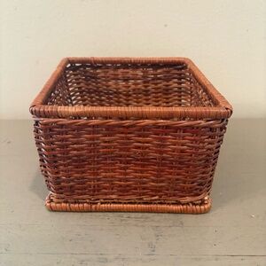 Woven Brown Storage Basket